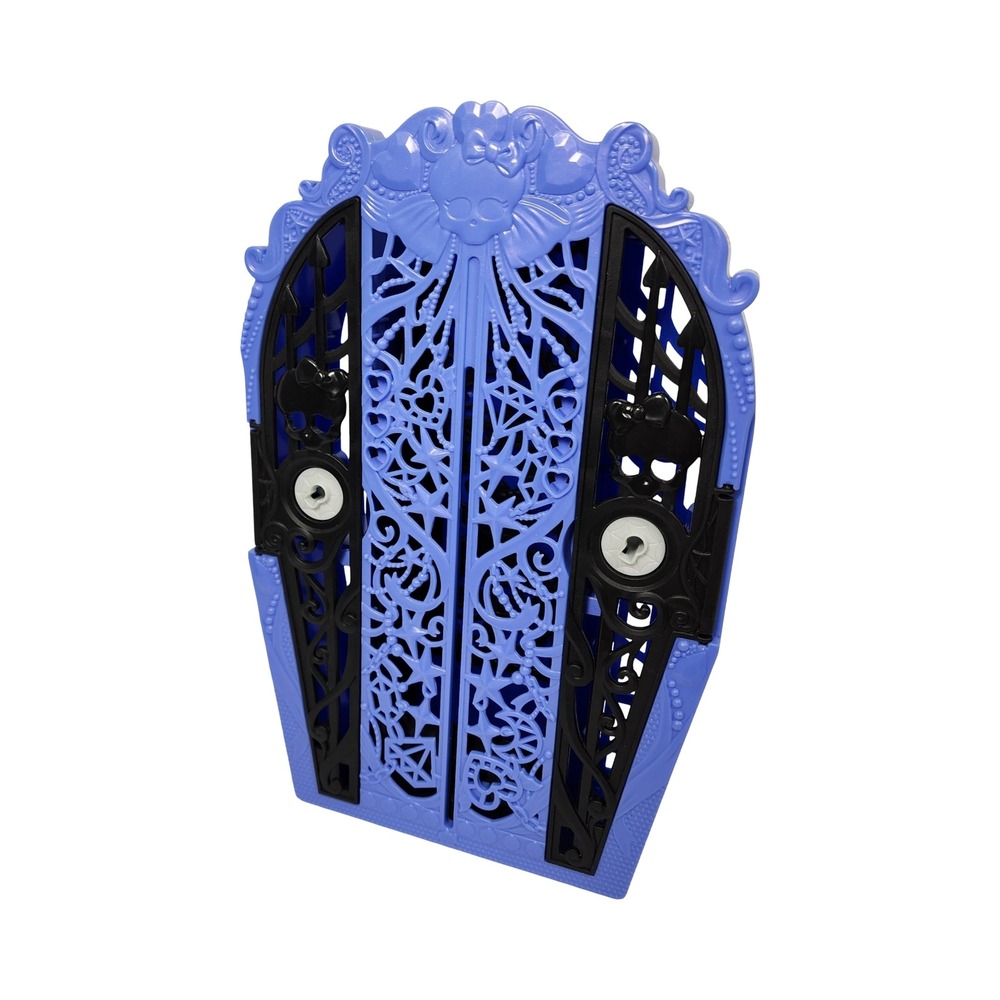 Monster High Doll Accessories Draculaura Castle‎ Doors Blue Black Play Set